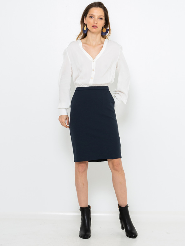 CAMAIEU Rochie alb-neagră CAMAIEU