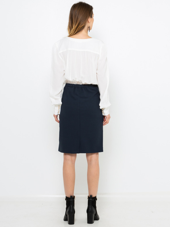 CAMAIEU Rochie alb-neagră CAMAIEU