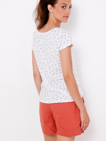 CAMAIEU Tricou alb CAMAIEU