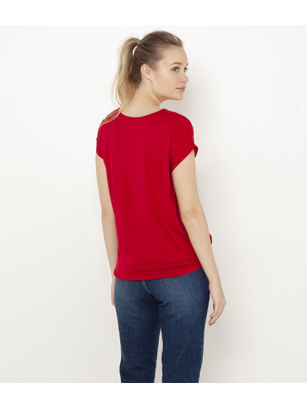 CAMAIEU Tricou roșu cu mânecă scurtă CAMAIEU