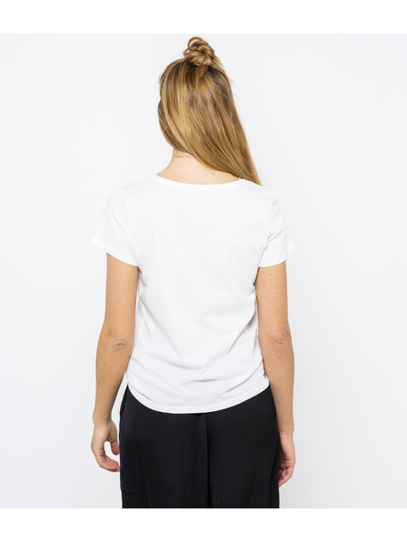 CAMAIEU Tricou alb cu imprimeu