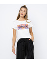 CAMAIEU Tricou alb cu imprimeu