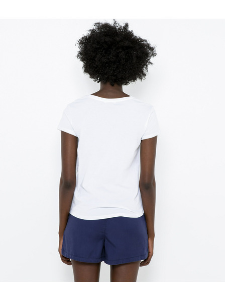 CAMAIEU Tricou alb cu imprimeu CAMAIEU