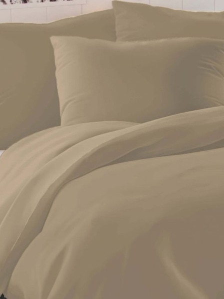 Kvalitex Lenjerie de pat franceză din satin LUXURY COLLECTION 1+2, 220x200, 70x90cm bej