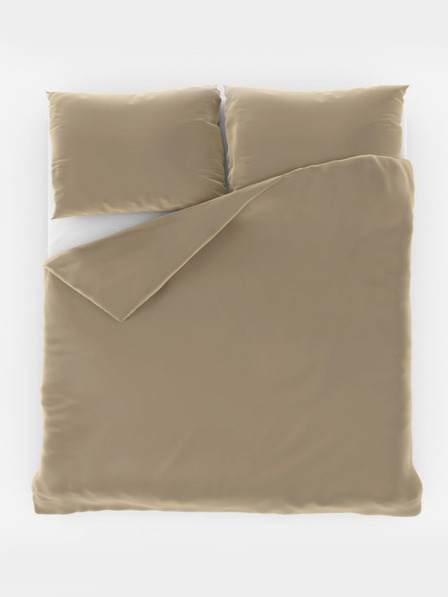 Kvalitex Lenjerie de pat franceză din satin LUXURY COLLECTION 1+2, 220x200, 70x90cm bej