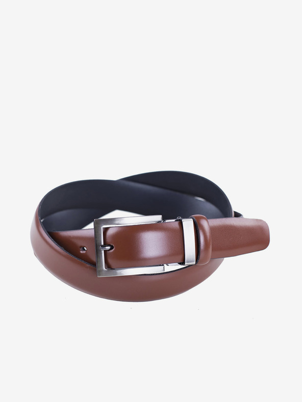 Zapana Curea din piele maro pentru bărbați Zapana Satyr