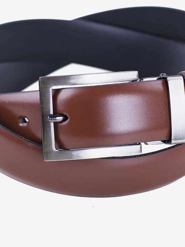 Zapana Curea din piele maro pentru bărbați Zapana Satyr