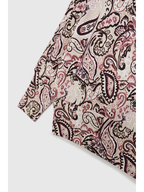 Moodo Pulover deschis la culoare bej pentru femei