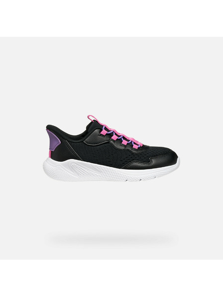 Geox Geox Sprintye Fast In pantofi sport negri pentru fete