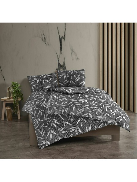 Kvalitex Lenjerie de pat din bumbac franțuzesc renforcé 200x200, 70x90cm OSAKA gri