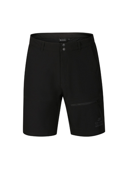 ALPINE PRO Pantaloni scurți softshell cu cool dry pentru bărbați ALPINE PRO BAK negru