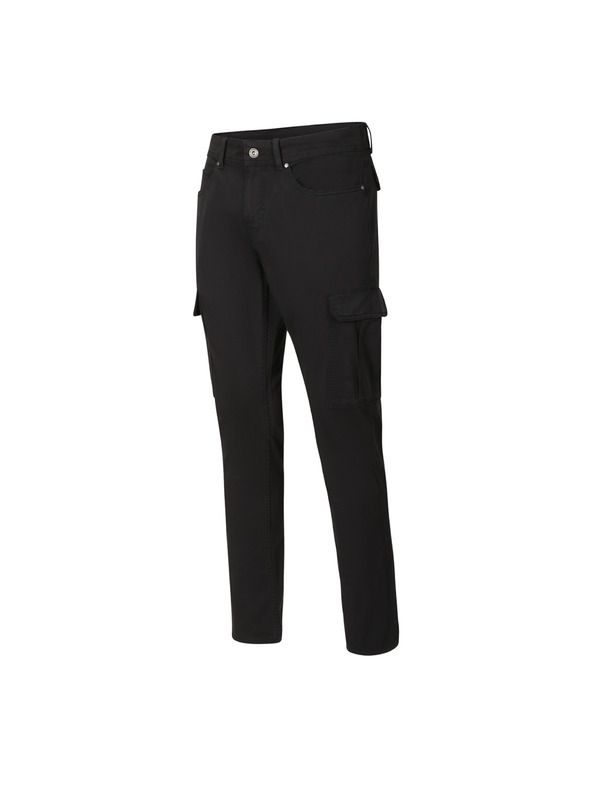 ALPINE PRO Pantaloni cu buzunare pentru bărbați ALPINE PRO KALL negru