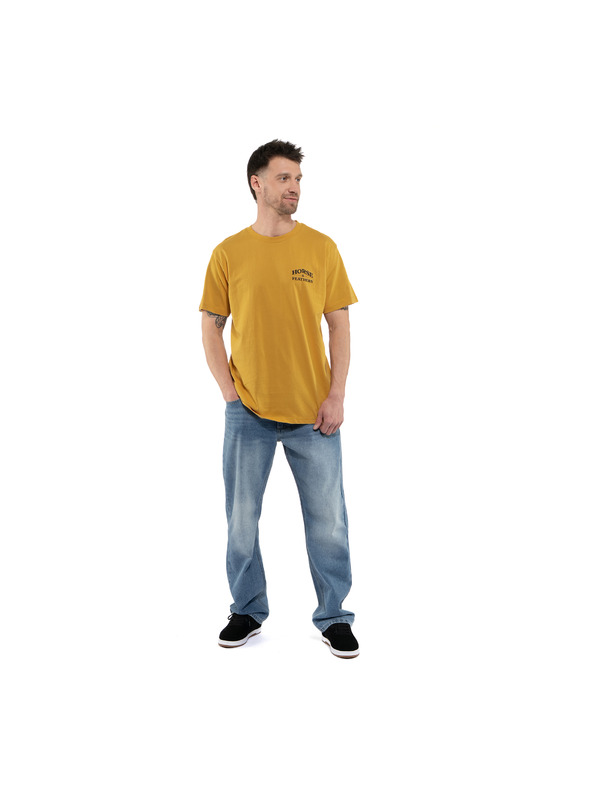 Horsefeathers Tricou Summit galben HORSEFEATHERS
