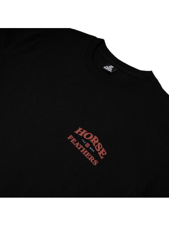 Horsefeathers Summit t-shirt black HORSEFEATHERS