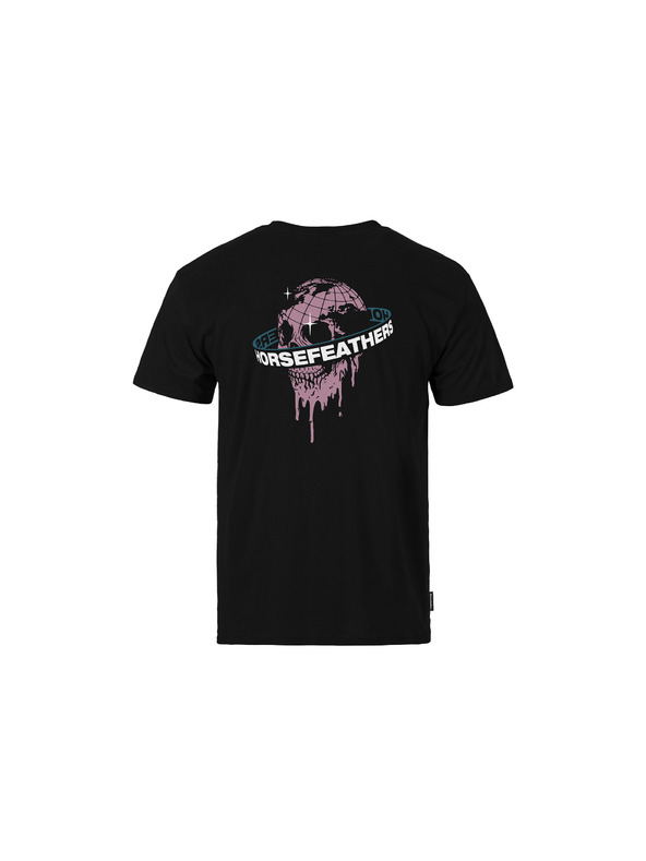 Horsefeathers Tricou Orbit negru HORSEFEATHERS