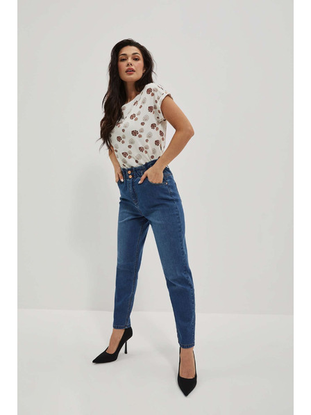 Moodo Jeans pentru femei Moodo – albastru închis