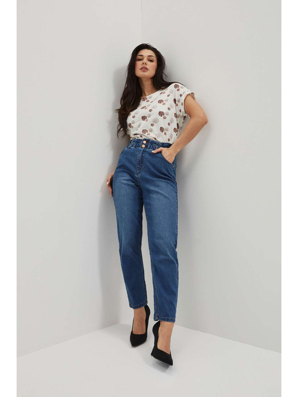 Moodo Jeans pentru femei Moodo – albastru închis