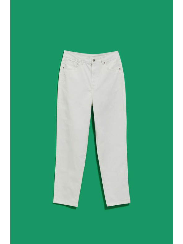 Moodo Jeans albi mom pentru femei Moodo