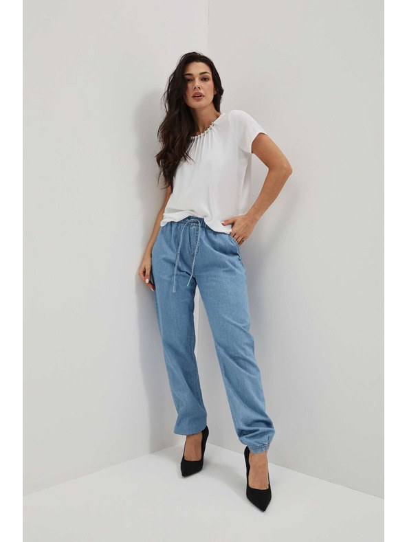 Moodo Jeans pentru femei Moodo – albastru deschis