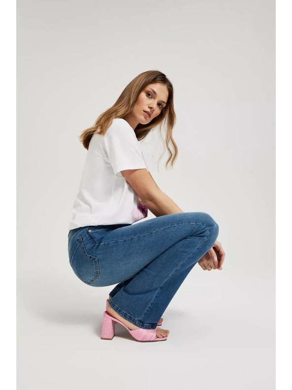 Moodo Jeans pentru femei Moodo – albastru