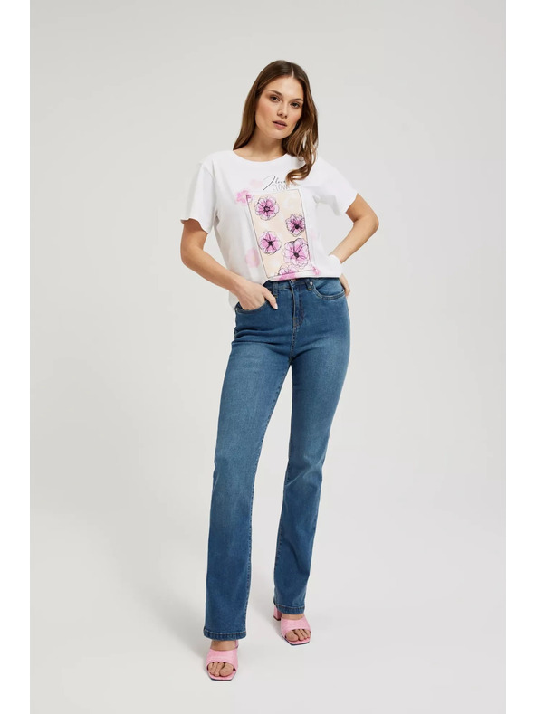 Moodo Jeans pentru femei Moodo – albastru