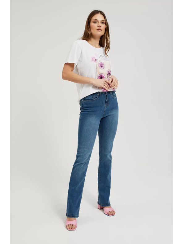Moodo Jeans pentru femei Moodo – albastru
