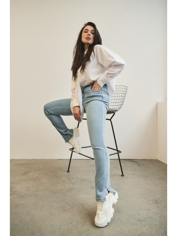Moodo Jeans pentru femei Moodo – albastru