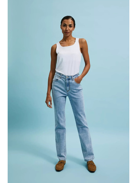 Moodo Jeans pentru femei Moodo – albastru deschis