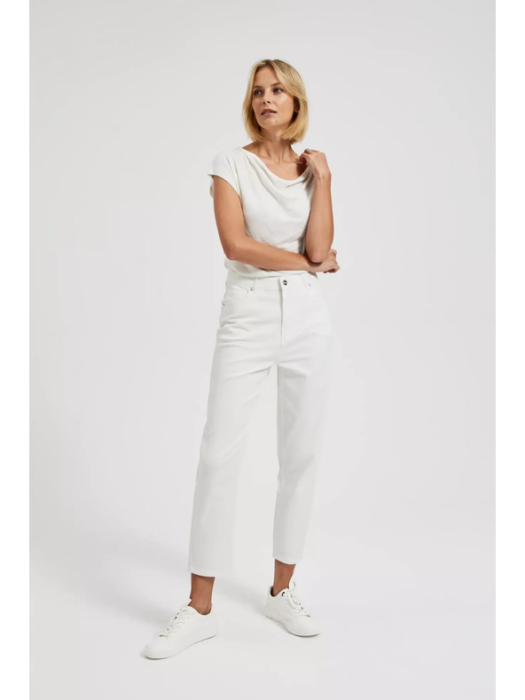 Moodo Jeans pentru femei Moodo – off white