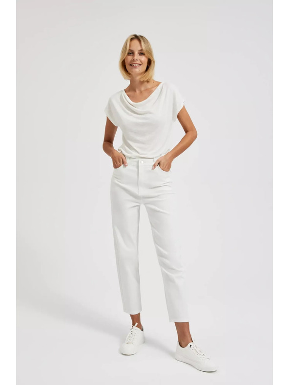 Moodo Jeans pentru femei Moodo – off white
