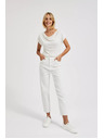 Moodo Jeans pentru femei Moodo – off white