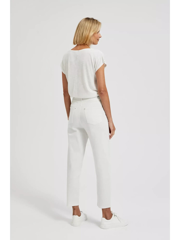 Moodo Jeans pentru femei Moodo – off white