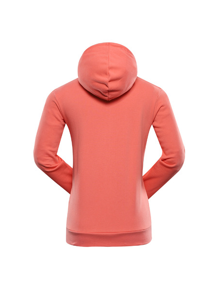 ALPINE PRO Hanorac din bumbac pentru femei ALPINE PRO LOKKA georgia peach