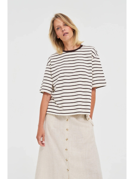 Moodo Tricou cu dungi Moodo, pentru femei