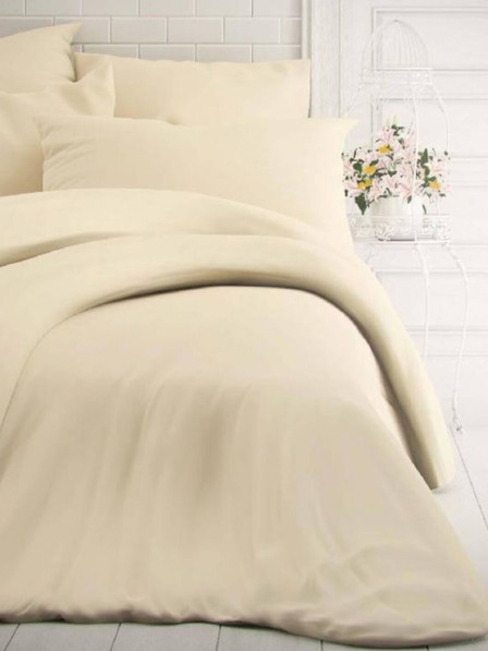 Kvalitex Cearșaf pentru pătuț simplu din bumbac 140x200, 70x90cm alb închis