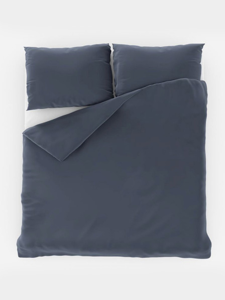 Kvalitex Satin French Bedding LUXURY COLLECTION 1+2, 240x200, 70x90cm Dark Gray