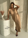 Edoti Rochie maxi oversize - culoare cămilă