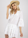 Edoti Rochie Boho Richelieu - albă