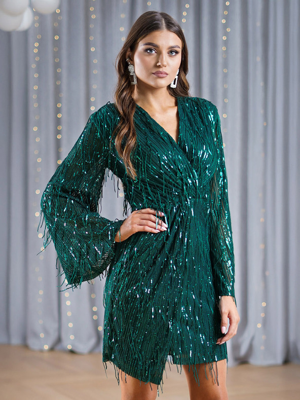 Edoti Rochie mini FREYA - verde