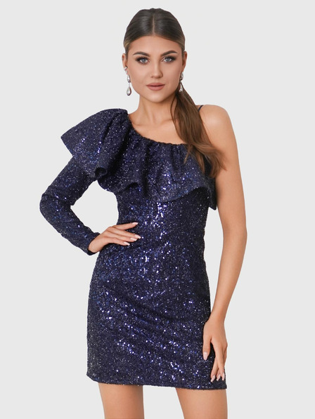 Edoti Rochie mini MARCELLA - albastru închis