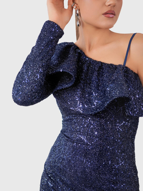 Edoti Rochie mini MARCELLA - albastru închis