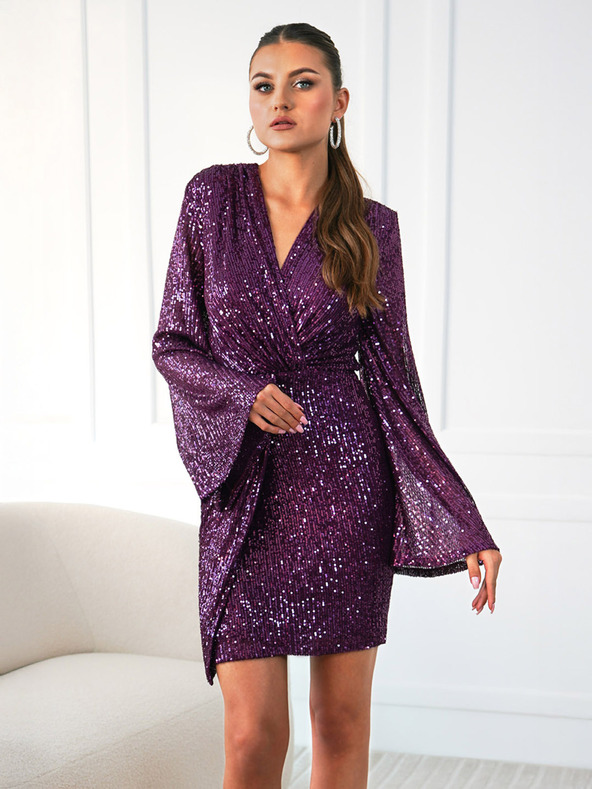 Edoti Rochie mini FREYA - violet