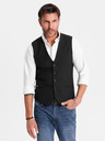 Ombre Clothing Vestă elegantă SLIM FIT pentru bărbați