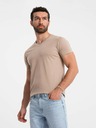 Ombre Clothing Tricou bărbătesc de bază din bumbac gri cu gât rotund Ombre Clothing
