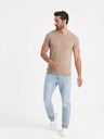 Ombre Clothing Tricou bărbătesc de bază din bumbac gri cu gât rotund Ombre Clothing