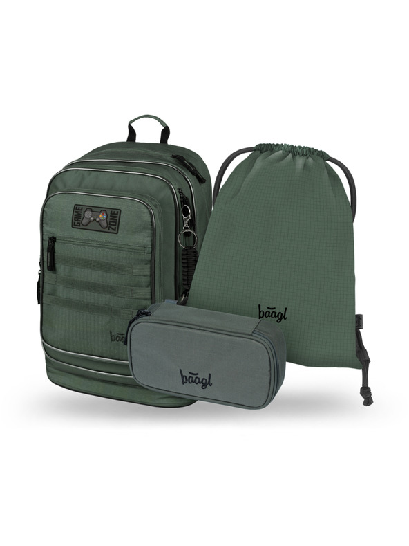 BAAGL  BAAGL SET 3 Cubic Grove: rucsac, penar, geantă