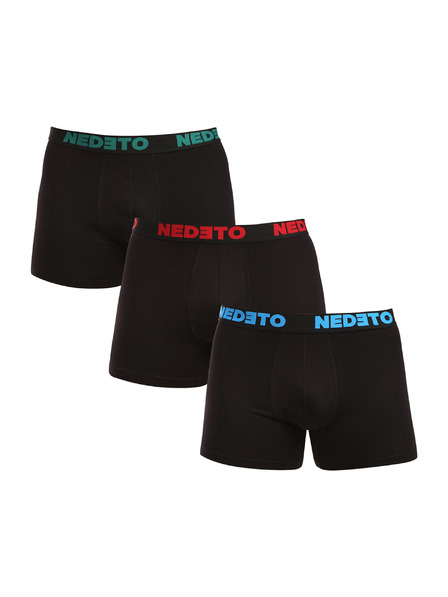 Nedeto Set trei - boxeri Nedeto negri