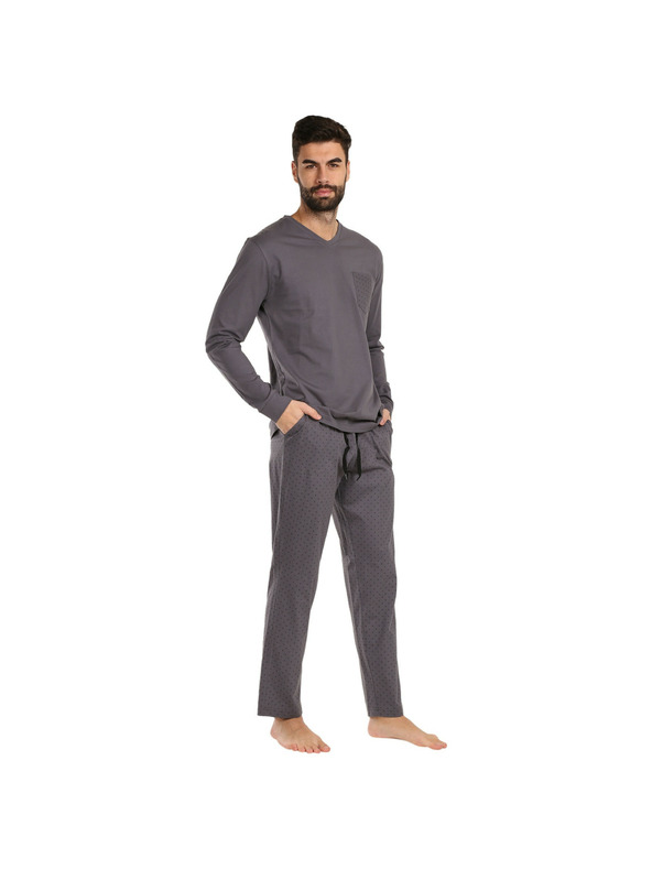 Nedeto Pijama Nedeto gri pentru bărbați
