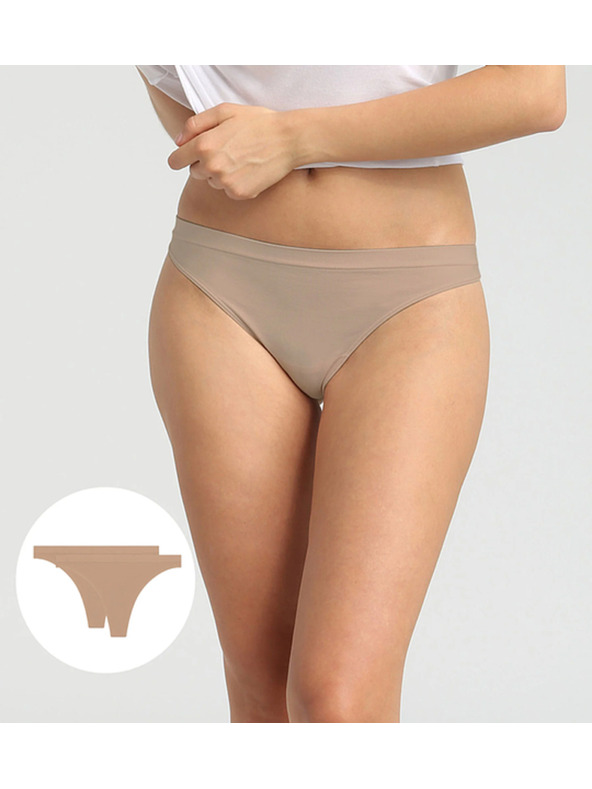 DIM Tanga pentru femei 2 buc - nude