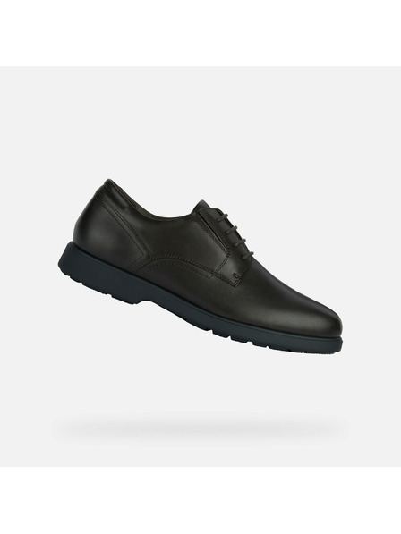Geox Pantofi eleganți maro închis pentru bărbați Geox Spherica EC11 Wide